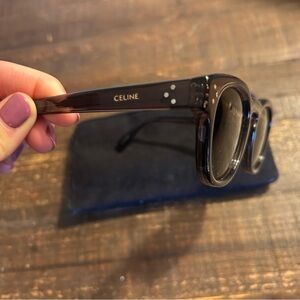 Celine Dark Gray-Brown Sunglasses